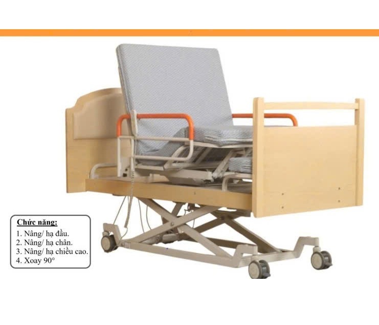 Giường bệnh điện xoay đa năng Lucass GB-5XE